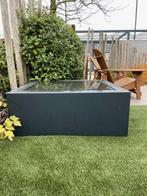 Watertafel 100x100cm showmodel NU €369,00, Tuin en Terras, Waterpartijen en Fonteinen, Ophalen, Gebruikt, Aluminium, Waterornament