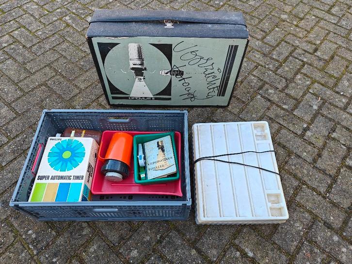 Meopta Opemus Vergroter + Compte Pose Timer + Doka, Audio, Tv en Foto, Fotografie | Doka Toebehoren, Gebruikt, Complete dokaset