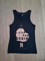 G-star singlet top shirt mt s zgan, Zwart, Ophalen of Verzenden, Zo goed als nieuw, Maat 36 (S)