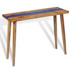 NIEUWE Sidetable 100 cm teakhout en hars Op=Op!, Huis en Inrichting, Tafels | Sidetables, Nieuw, 25 tot 50 cm, 100 tot 150 cm