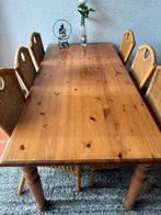 Eettafel met 6 stoelen, Huis en Inrichting, Complete eetkamers, Ophalen, Zo goed als nieuw, 4 tot 6 stoelen