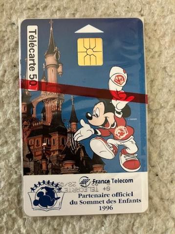 telefoonkaart Disney Parijs beschikbaar voor biedingen