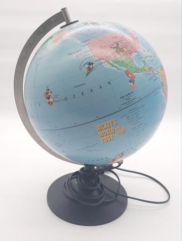 Vintage Mickey World Tour Wereldbol uit 1994 beschikbaar voor biedingen