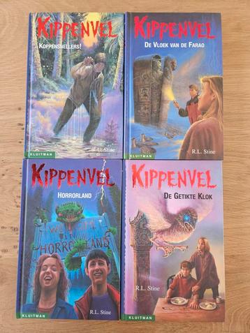 4x Kippenvel boeken beschikbaar voor biedingen