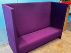 4x Paarse treinbank / lounge bank – perfecte staat, Ophalen, Overige materialen, Gebruikt, Minder dan 75 cm