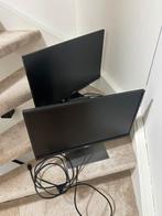2 monitors LG en Dell, Computers en Software, Monitoren, Ophalen, IPS, 60 Hz of minder, Gebruikt