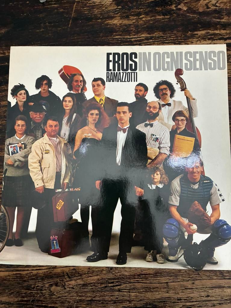 Eros Ramazzotti. Eros in Ognisenso, Ophalen, Gebruikt, 12 inch, Poprock