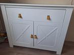 Witte  Commode, Ophalen, 50 tot 70 cm, 100 cm of meer, Zo goed als nieuw