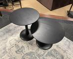 Salontafel set zwart mango Direct/Leverbaar/Enschede E-2087, Ophalen, 50 tot 100 cm, 50 tot 75 cm, Rond
