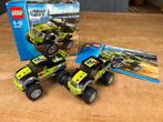 Lego City Turbo Racers 60055 (2x), Ophalen of Verzenden, Gebruikt, Complete set, Lego