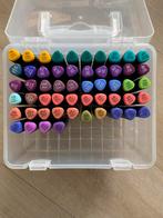 54 Alcohol Twinmakers, incl opbergdoos, Hobby en Vrije tijd, Tekenen, Ophalen of Verzenden, Zo goed als nieuw, Potlood of Stift