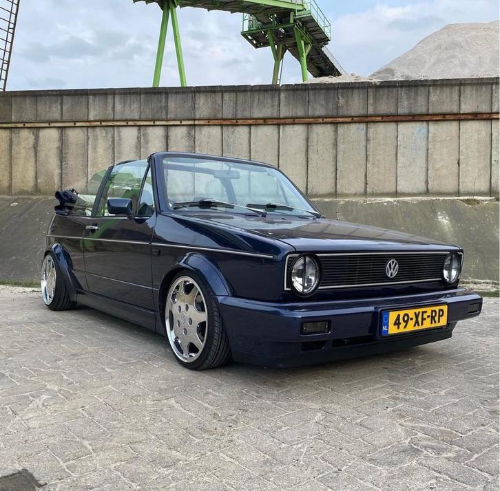 Volkswagen Golf 1.8 Cabriolet, Auto's, Volkswagen, Particulier, Golf, Benzine, Cabriolet, Handgeschakeld, Geïmporteerd, Blauw