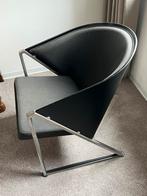 Mondi soft Chair van Jouko Jarvisalo (4 stuks, Ophalen, Zwart, Leer, Zo goed als nieuw