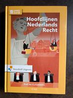 Hoofdlijnen Nederlands Recht, 12e druk, Boeken, Ophalen of Verzenden, Gamma, Gelezen, HBO
