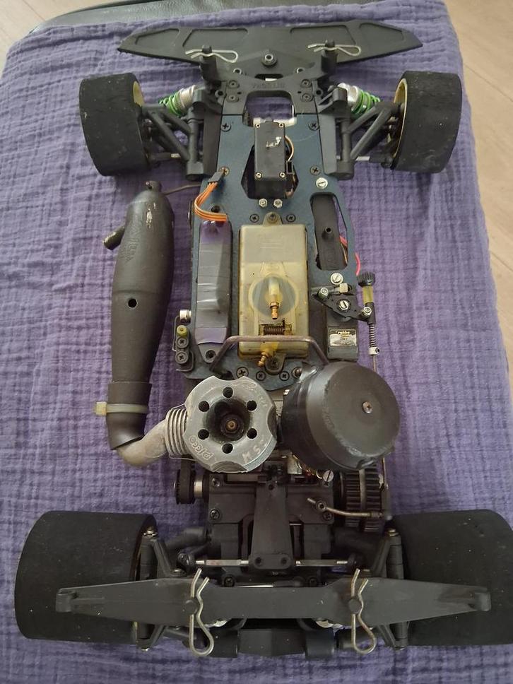 Picco intergra vintage 1/8 nitro racer, Hobby en Vrije tijd, Modelbouw | Radiografisch | Auto's, Gebruikt, Auto onroad, Nitro