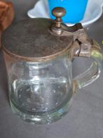 Antieke bierpul met luchtbellen in het glas info gevraagd, Ophalen of Verzenden