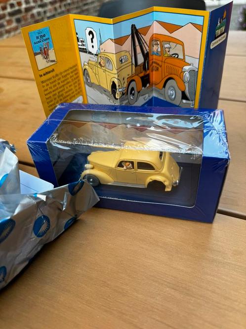 Kuifje auto. De schade auto crab 1:43 atlas nieuw, Verzamelen, Stripfiguren, Nieuw, Kuifje, Ophalen of Verzenden