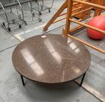 Vintage salontafel, Huis en Inrichting, Tafels | Salontafels, Ophalen, Gebruikt, Rond, 50 tot 100 cm