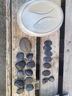 Hot stones met verwarmer (massage stenen), Ophalen of Verzenden, Zo goed als nieuw, Hotstone