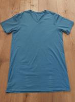 Girav T-shirts blauw en lichtblauw - Maat M, long fit, Kleding | Heren, T-shirts, Girav, Ophalen of Verzenden, Gedragen, Maat 48/50 (M)