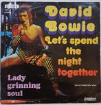 David Bowie Let's Spend The Night Together NL 7" mooie staat, Ophalen of Verzenden, Gebruikt, Overige formaten, Poprock