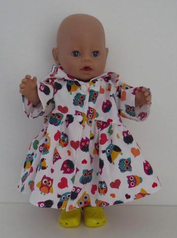 poppenkleertjes babypop born 43cm (ballonjas) beschikbaar voor biedingen