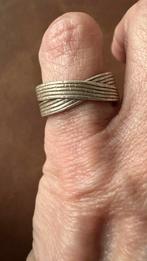 Zilveren Pink Ring, Sieraden, Tassen en Uiterlijk, Ringen, Gebruikt, Ophalen of Verzenden, Kleiner dan 17, Dame of Heer