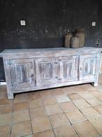 Landelijk dressoir, Ophalen, 150 tot 200 cm, Grenenhout, Landelijk brocant sleetse uitstraling