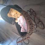 Oud antiek wagentje met antieke beer, Antiek en Kunst, Curiosa en Brocante, Ophalen