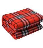 Rood ruiten plaid deken woondeken Clayre&Eef, Info@clayre@eef.com, Clayre&Eef, Nieuw, Ophalen of Verzenden