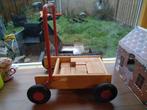 Houten Loopkarretje met Blokken, Kinderen en Baby's, Ophalen, Gebruikt, Duw- of Trekspeelgoed