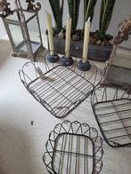 metalen mandjes Clayre & Eef nieuw set prijs 12,95, Mand, Nieuw, Ophalen of Verzenden, Jolandamonsieurs@gmail.com