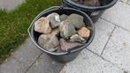 Emmer met allerlei keien, Tuin en Terras, Grind, Keien en Split, Ophalen, Gebruikt, Overige materialen