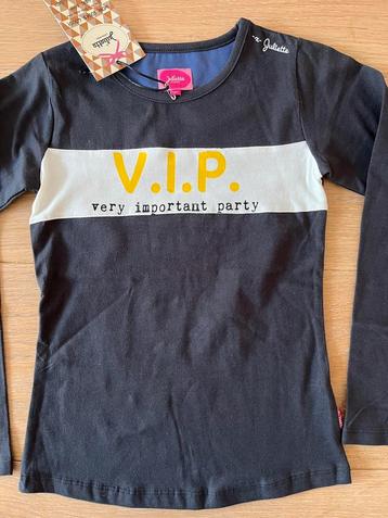 Longsleeve Little Miss Juliette mt 134 NIEUW!! beschikbaar voor biedingen