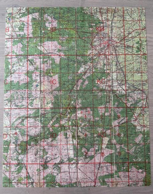 Kaartblad Zutphen 33W  2x 50K (Apeldoorn), Boeken, Atlassen en Landkaarten, Gelezen, Landkaart, Nederland, 1800 tot 2000, Ophalen of Verzenden