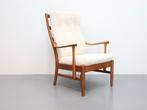 Farstrup fauteuil nieuwe creme stoffering, Huis en Inrichting, Fauteuils, Ophalen, Niet bekend, Minder dan 75 cm, Zo goed als nieuw