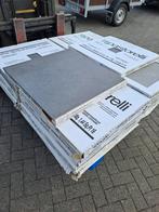 Nieuwe vloertegels antraciet 60x60 37m², Doe-het-zelf en Verbouw, Tegels, Ophalen, 60 cm of meer, Zo goed als nieuw, 10 m² of meer