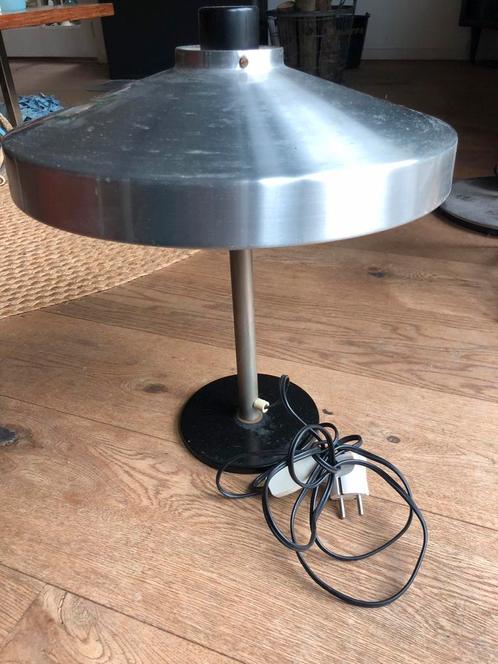 Hala tafellamp vintage retro midcentury industrieel €125, Huis en Inrichting, Lampen | Tafellampen, Gebruikt, Minder dan 50 cm