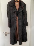 Prachtige lange bontjas maat 40, Ophalen of Verzenden, Gedragen, Maat 38/40 (M), Zwart