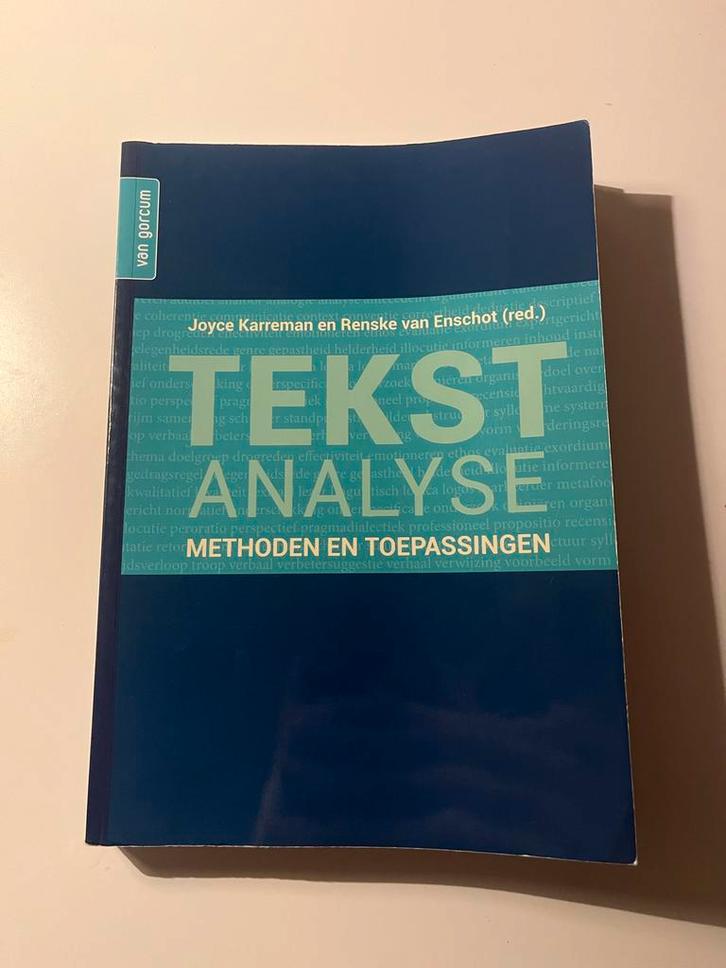 Tekstanalyse - Methoden en Toepassingen 9789023258322, Boeken, Studieboeken en Cursussen, Zo goed als nieuw, WO, Alpha, Ophalen of Verzenden