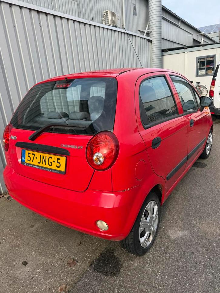 Chevrolet Matiz 0.8 2009 Rood, Auto's, Chevrolet, Particulier, Matiz, Benzine, B, Hatchback, Handgeschakeld, Origineel Nederlands