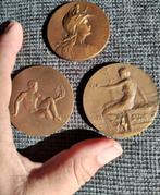 3 Franse Historische Bronzen Penningen, Ophalen of Verzenden, Brons, Buitenland
