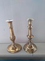 2 koperen kandelaars, Ophalen of Verzenden, Koper of Brons