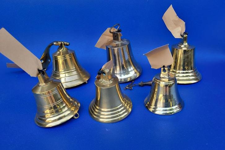 Messing Scheepsbel 8cm 9cm 10cm bootbel, Watersport en Boten, Accessoires en Onderhoud, Zo goed als nieuw, Interieur en Kussens