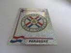 WK FRANCE 98 BADGE PARAGUAY NR. 264 ZWARTE ACHTERKANT, Hobby en Vrije tijd, Stickers en Plaatjes, Nieuw, Sticker, Ophalen of Verzenden