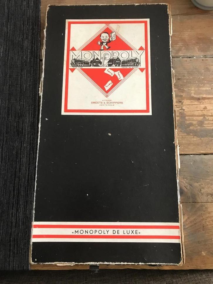 oude monopoly de luxe, Hobby en Vrije tijd, Gezelschapsspellen | Bordspellen, Gebruikt, Een of twee spelers, Drie of vier spelers