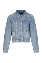 By-Bar Smile Denim jacket spijkerjasje * maat L, Ophalen of Verzenden, Zo goed als nieuw, Blauw