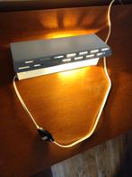 Vintage bedlampje jaren 70 lichtblauw, Ophalen of Verzenden, Gebruikt, Metaal, Minder dan 50 cm