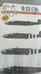 1/72 Decals B-25 Mitchell Dutch 320SQN MLD luchtmacht KLU, Hobby en Vrije tijd, Modelbouw | Vliegtuigen en Helikopters, Nieuw