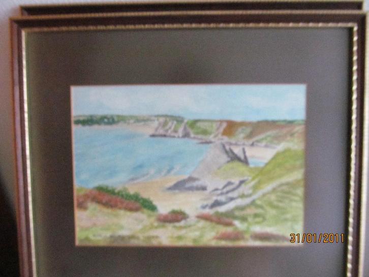 Set ingelijste werken van Wales., Antiek en Kunst, Kunst | Overige Kunst, Ophalen